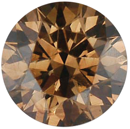 Natural Fine Cognac Diamond - Round - VS2-SI1 - Africa - NW Gems & Diamonds
