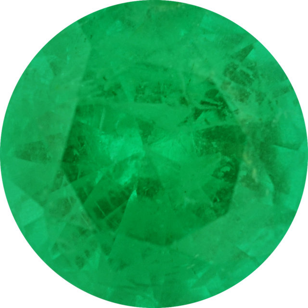 Natural Fine Medium Green Emerald - Round - Zambia - Select Grade - NW Gems & Diamonds
