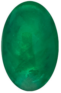 Natural Fine Green Emerald - Oval Cabochon - Brazil - Top Grade - NW Gems & Diamonds
