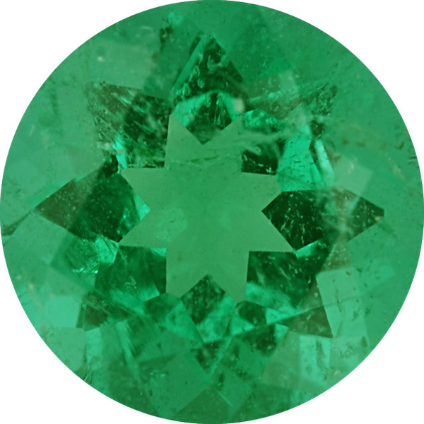 Natural Fine Green Emerald - Round - Zambia - Top Grade - NW Gems & Diamonds

