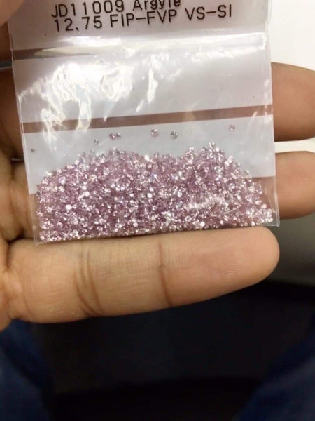 Natural Rare Extra Fine Pink Diamond - Round - Australia - Unheated, Untreated