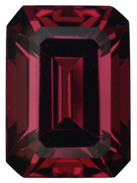 Natural Fine Rose Red Rhodolite Garnet - Emerald Cut - Tanzania - Top Grade - NW Gems & Diamonds
