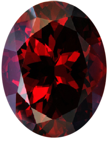 Natural Fine Intense Deep Red Garnet - Oval - Tanzania - Top Grade - NW Gems & Diamonds
