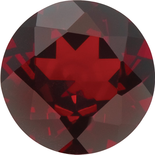 Natural Fine Deep Amber Red Garnet - Round - Mozambique - Top Grade - NW Gems & Diamonds
