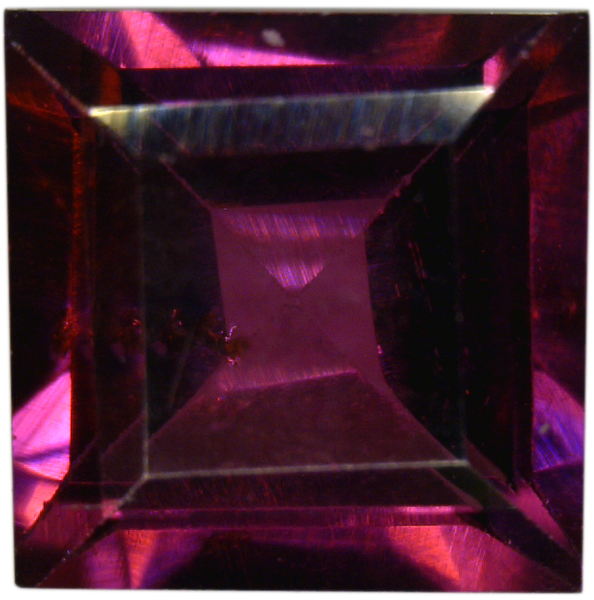Natural Fine Deep Plum Red Rhodolite Garnet - Square Step - Tanzania - Top Grade - NW Gems & Diamonds
