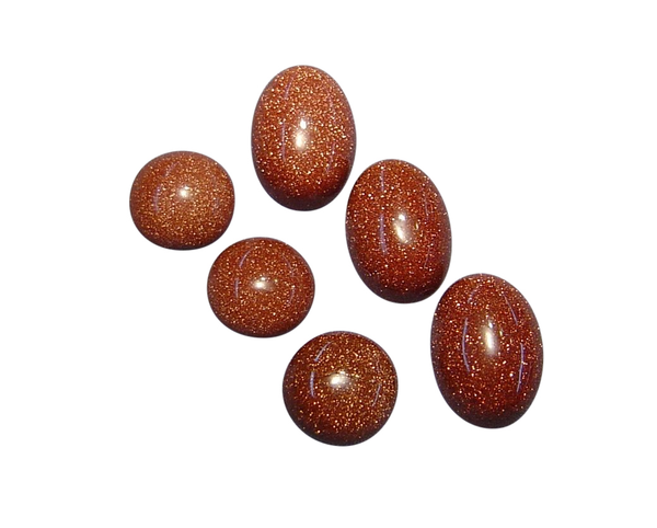 Extra Fine Goldstone - Round & Oval Cabochon - AAA+ 6mm-40x30mm