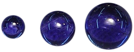 Natural Extra Fine Deep Purple Blue Iolite - Round Cabochon - AAA Grade