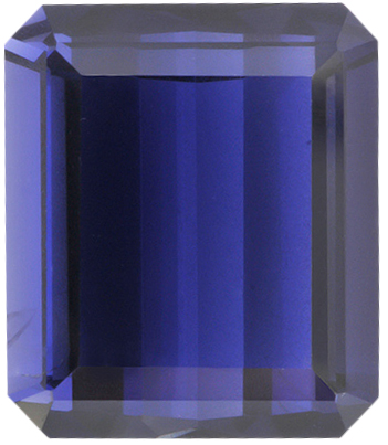 Natural Fine Purple Blue Iolite - Emerald Cut - Brazil - Top Grade - Top Tanzanite Color - NW Gems & Diamonds
