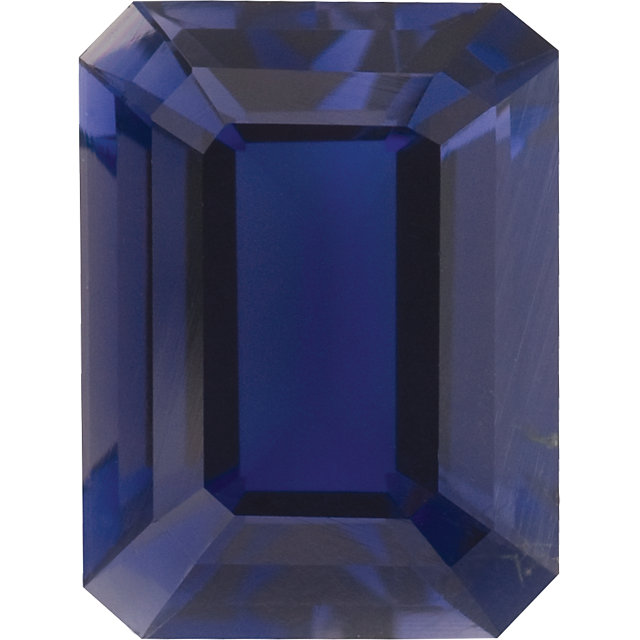 Natural Extra Fine Rich Purple Blue Iolite - Emerald Cut - Brazil - Extra Fine Grade - Extra Fine Tanzanite Color - NW Gems & Diamonds
