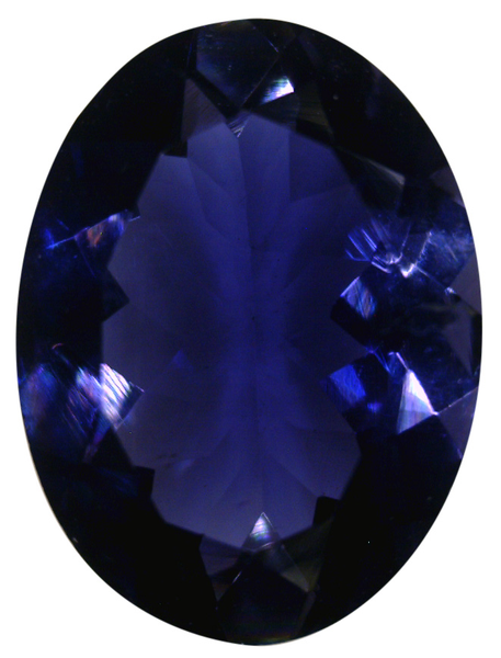 Natural Extra Fine Deep Purple Blue Iolite - Oval - Sri Lanka - Extra Fine Grade - Extra Fine Tanzanite Color - NW Gems & Diamonds

