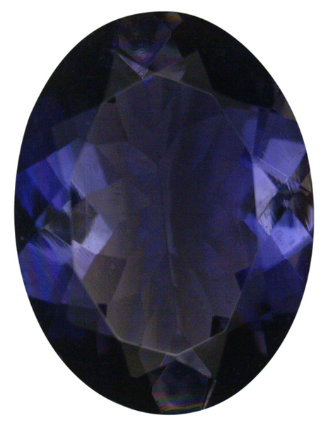 Natural Extra Fine Deep Blue Purple Iolite - Oval - Namibia - Extra Fine Grade - Extra Fine Tanzanite Color - NW Gems & Diamonds

