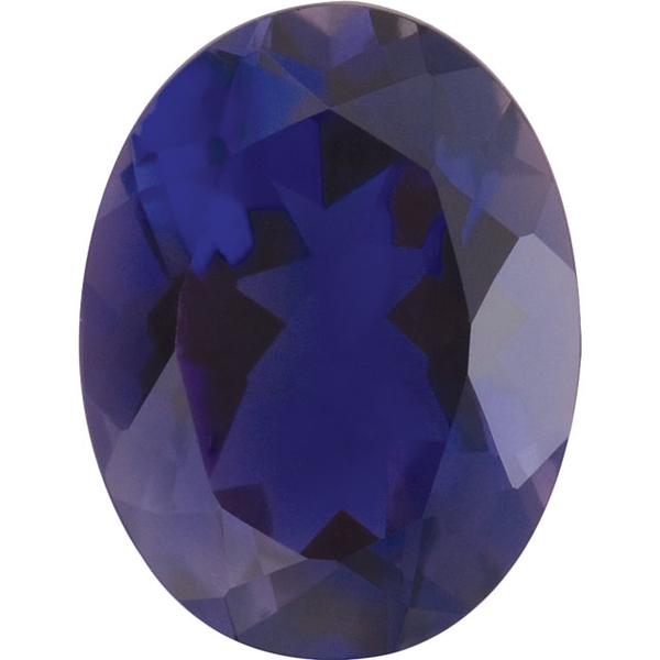Natural Fine Purple Blue Iolite - Oval - Brazil - Top Grade - Top Tanzanite Color - NW Gems & Diamonds
