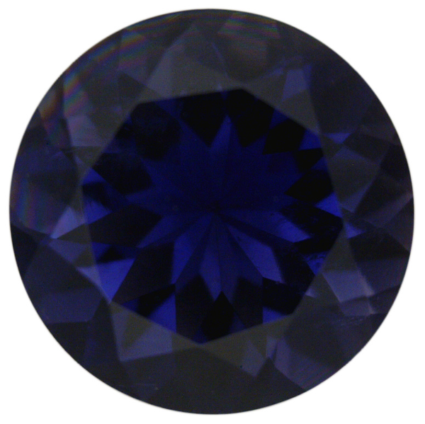Natural Extra Fine Deep Purple Blue Iolite - Round - Namibia - Extra Fine Grade - Extra Fine Tanzanite Color - NW Gems & Diamonds
