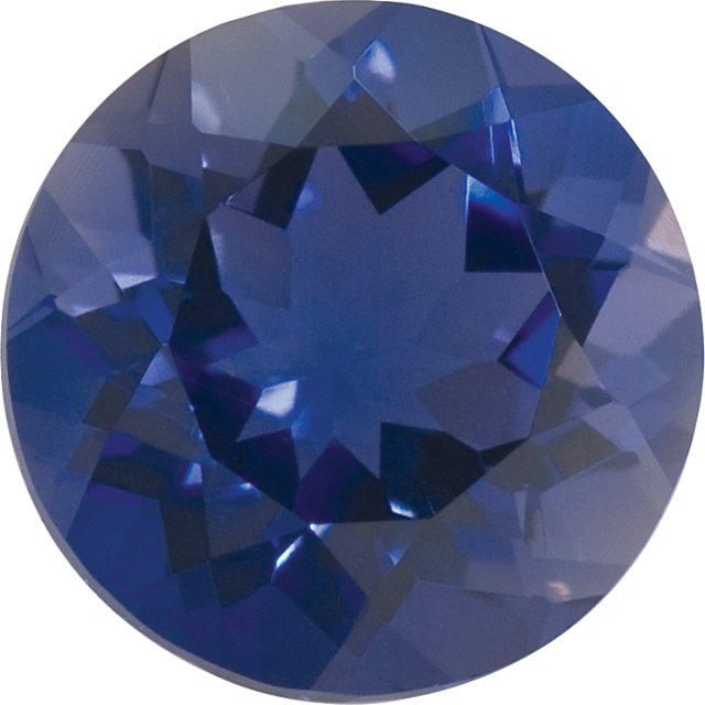 Natural Fine Purple Blue Iolite - Round - Brazil - Top Grade - Top Tanzanite Color - NW Gems & Diamonds
