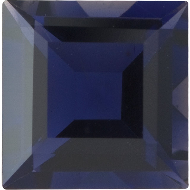 Natural Extra Fine Deep Purple Blue Iolite - Square Step - Brazil - Extra Fine Grade - Extra Fine Tanzanite Color - NW Gems & Diamonds
