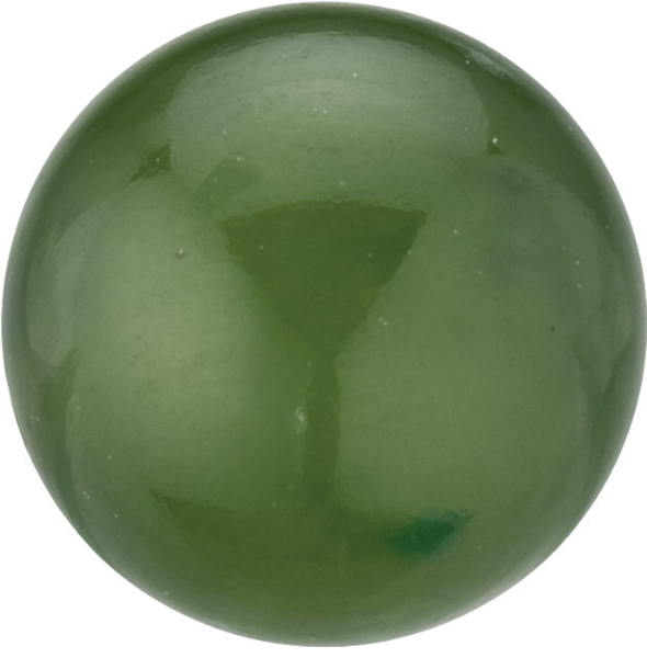 Natural Fine Green Nephrite Jade - Round Cabochon - China - Top Grade - NW Gems & Diamonds
