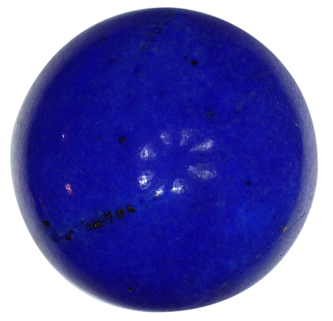Natural Extra Fine Rich Blue Lapis Lazuli - Round Cabochon - Afghanistan - AAA+ Grade