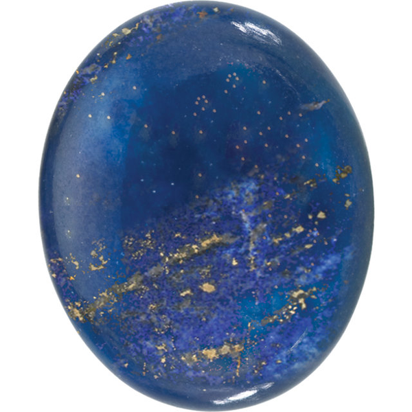 Natural Fine Blue Lapis Lazuli - Oval Cabochon - Afghanistan - AAA Grade