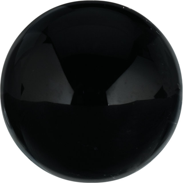 Natural Fine Black Onyx - Round Cabochon - Brazil - Top Grade - NW Gems & Diamonds
