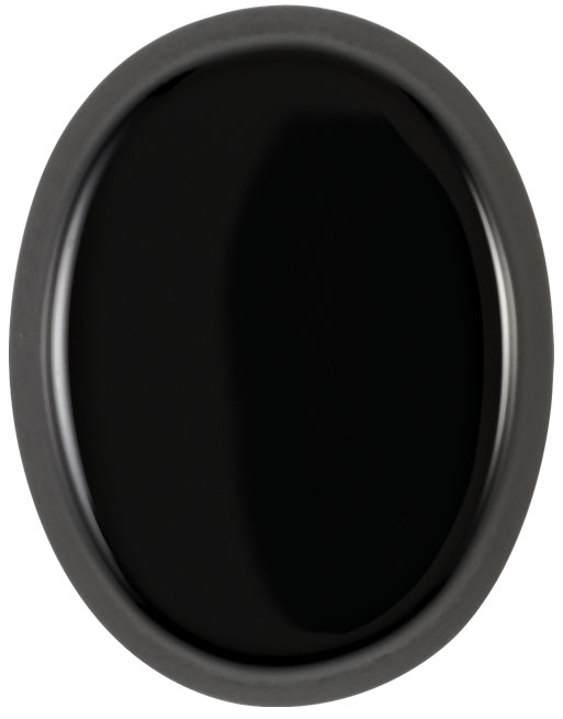 Natural Fine Black Onyx - Oval Buff Top Cabochon - Brazil - Top Grade - NW Gems & Diamonds
