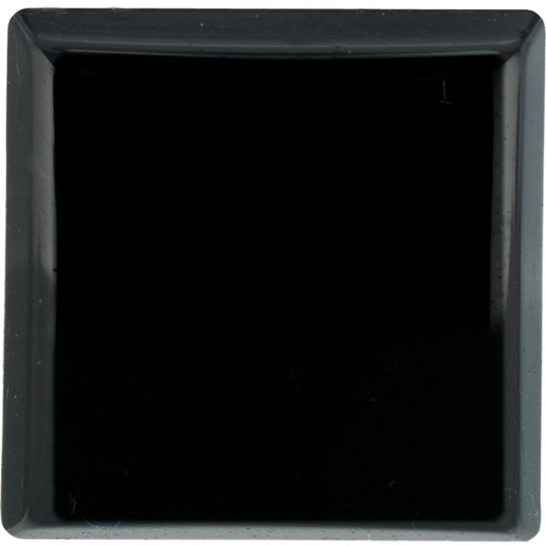 Natural Fine Black Onyx - Square Buff Top Cabochon - Brazil - Top Grade - NW Gems & Diamonds
