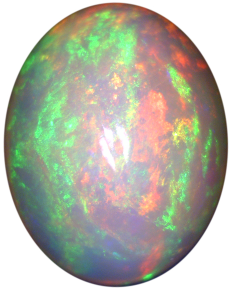 Natural Extra Fine White Opal - Oval Cabochon - Ethiopia - Extra Fine Grade - NW Gems & Diamonds
