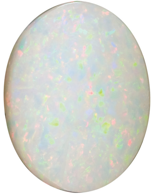 Natural Fine White Opal - Oval Cabochon - Australia - Select Grade - NW Gems & Diamonds
