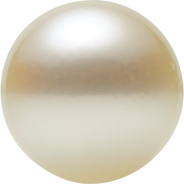 Natural Fine White Japanese Akoya Saltwater Pearl - Round - Half-Drilled - Japan - AAA Grade
