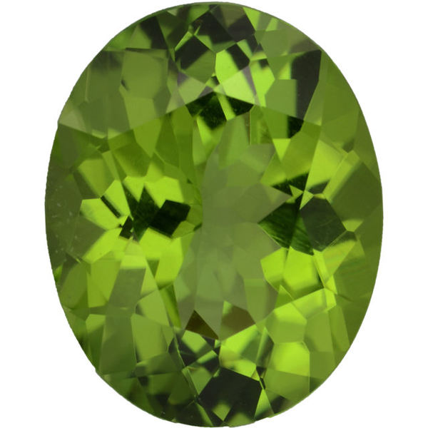 Natural Fine Rich Apple Green Peridot - Oval - Arizona - Top Grade - NW Gems & Diamonds
