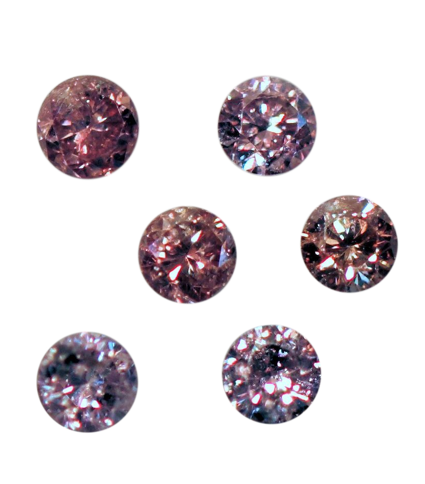 Natural Rare Fine Pink Diamond - Round - Unheated, Untreated