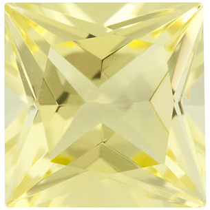 Natural Fine Yellow Lemon Quartz - Square Princess - Brazil - Top Grade - NW Gems & Diamonds
