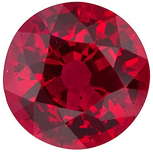 Natural Fine Rich Vivid Red Ruby - Round - Mozambique - Top Grade - NW Gems & Diamonds
