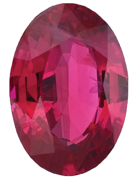 Natural Fine Pink Red Ruby - Oval - Thailand - Select Grade - NW Gems & Diamonds
