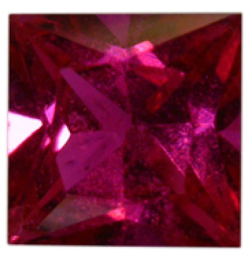 Natural Fine Pink Red Ruby - Square Princess - Africa - Top Grade - NW Gems & Diamonds
