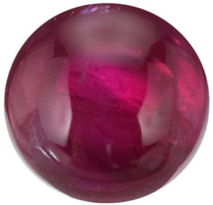 Natural Fine Rich Red Ruby - Round Cabochon - Africa - Top Grade - NW Gems & Diamonds
