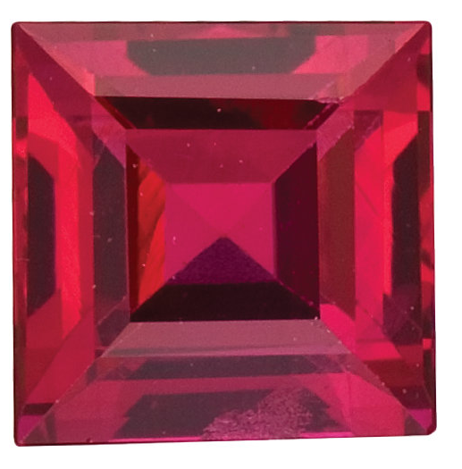 Natural Fine Rich Red Ruby - Square Step - Africa - Top Grade - NW Gems & Diamonds
