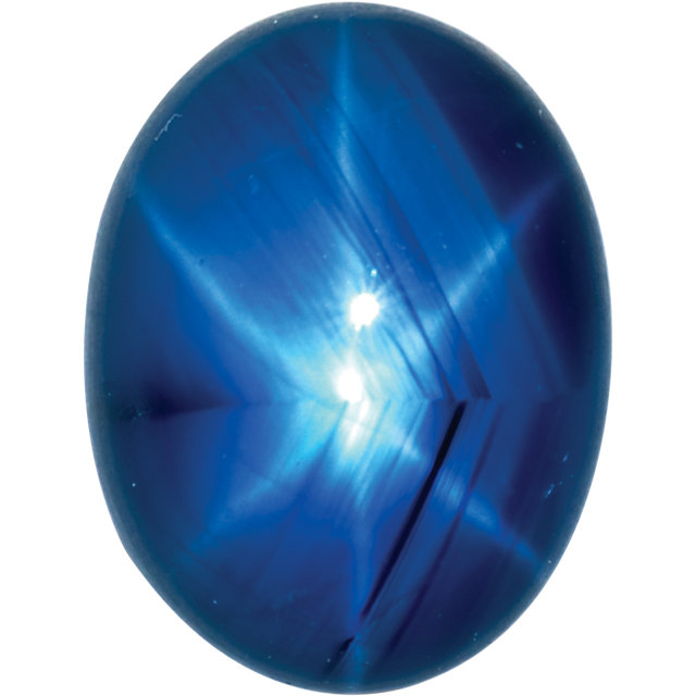Sri Lanka Blue Star Stone Natural Fine Blue Star Sapphire Oval