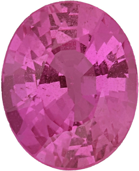 Natural Super Fine Deep Pink Sapphire - Oval - Sri Lanka - Super Fine Grade - NW Gems & Diamonds
