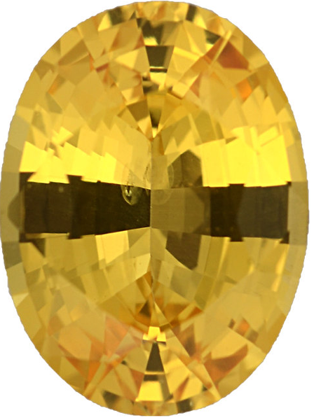 Natural Fine Deep Yellow Sapphire - Oval - Sri Lanka - Top Grade - NW Gems & Diamonds
