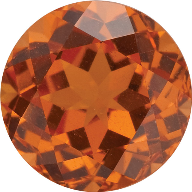 Natural Fine Rich Mandarin Orange - Round - Brazil - Top Grade - NW Gems & Diamonds
