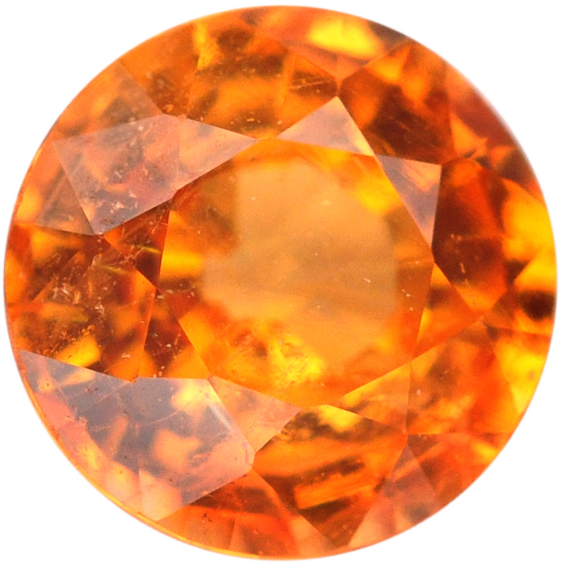 Natural Fine Mandarin Orange - Round - Nigeria - Top Grade - NW Gems & Diamonds
