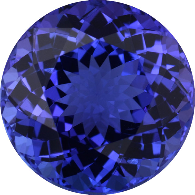Natural Fine Rich Blue Purple Tanzanite - Round - Tanzania - Top Grade - NW Gems & Diamonds
