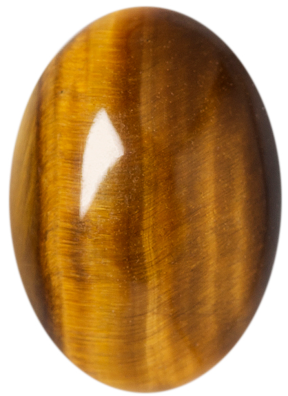 Natural Fine Gold Bronze Tiger's Eye - Oval Cabochon - South Africa - AAA Grade