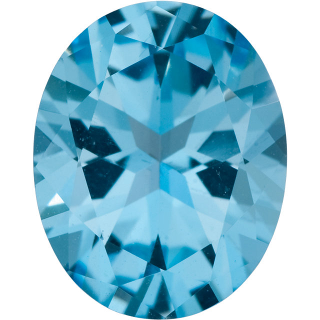 Natural Fine Ice Blue Topaz - Oval - Brazil - Top Grade - NW Gems & Diamonds
