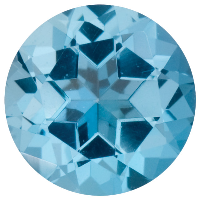 Natural Fine Ice Blue Topaz - Round - Brazil - Top Grade - NW Gems & Diamonds
