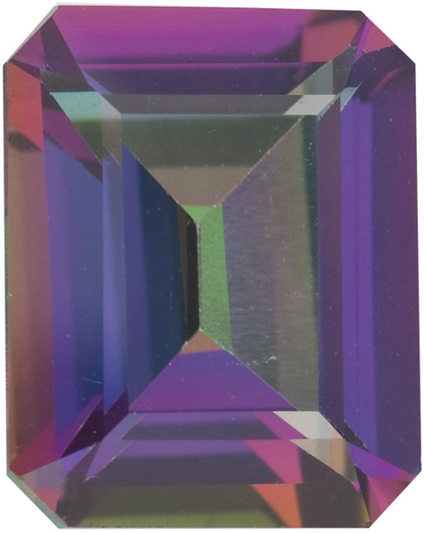Natural Fine Mystic Green Topaz - Emerald Cut - Brazil - Top Grade - NW Gems & Diamonds
