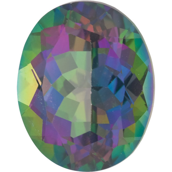 Natural Fine Mystic Green Topaz - Oval - Brazil - Top Grade - NW Gems & Diamonds
