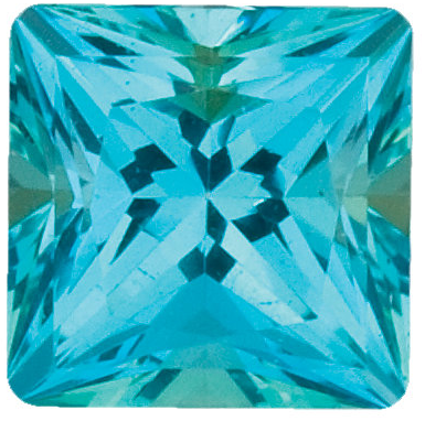 Natural Fine Paraiba Blue Topaz - Square Princess - Brazil - Top Grade - NW Gems & Diamonds
