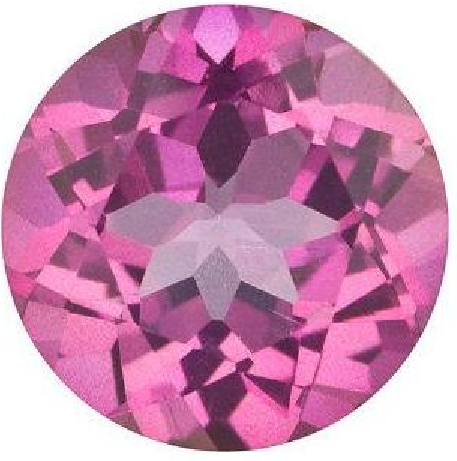 Natural Fine Rich Pink Topaz - Round - Brazil - Top Grade - NW Gems & Diamonds
