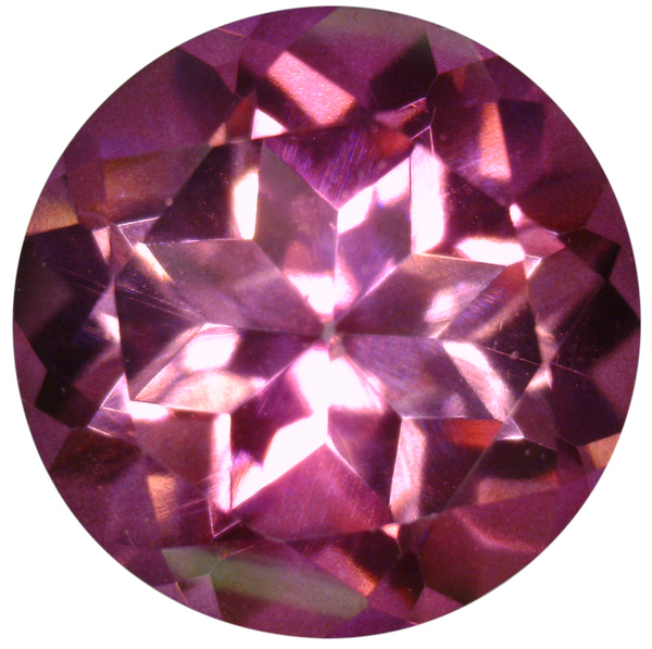 Natural Fine Vivid Mystic Pink Topaz - Round - Brazil - Top Grade - NW Gems & Diamonds
